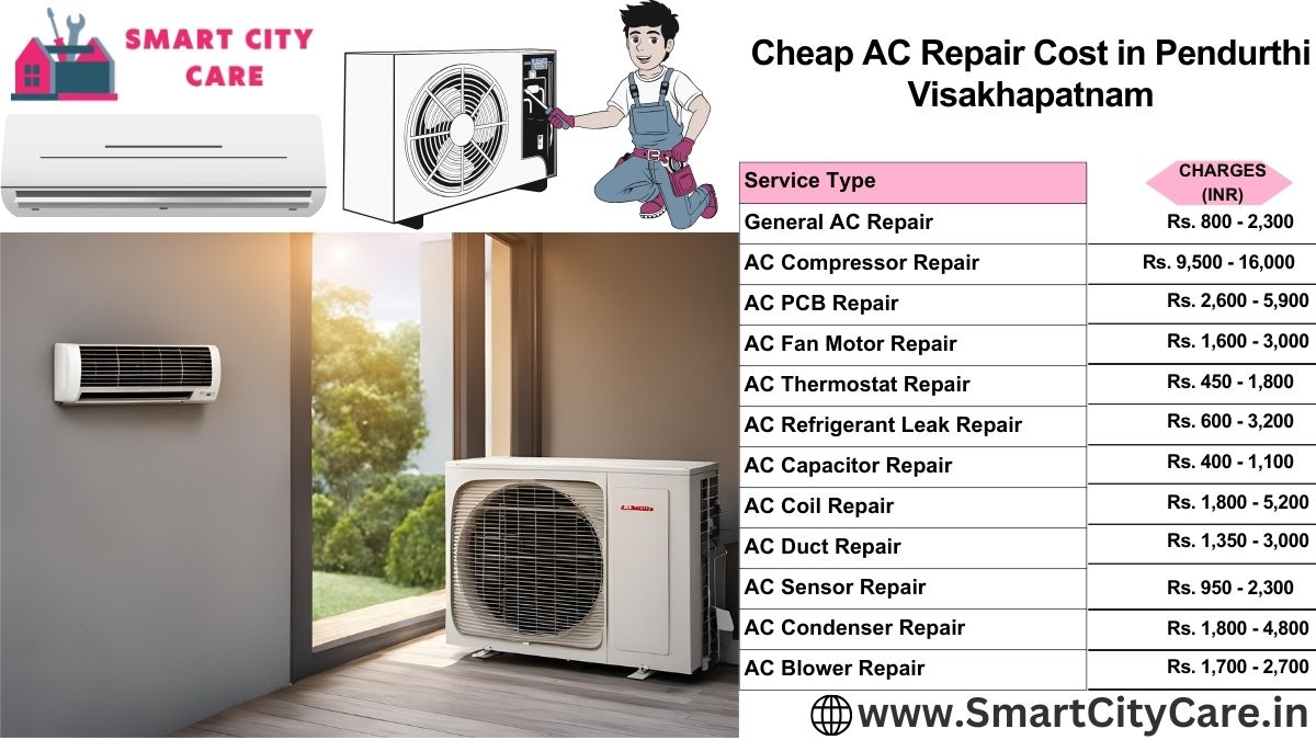 Cheap AC repair Cost list in  Pendurthi, Visakhapatnam