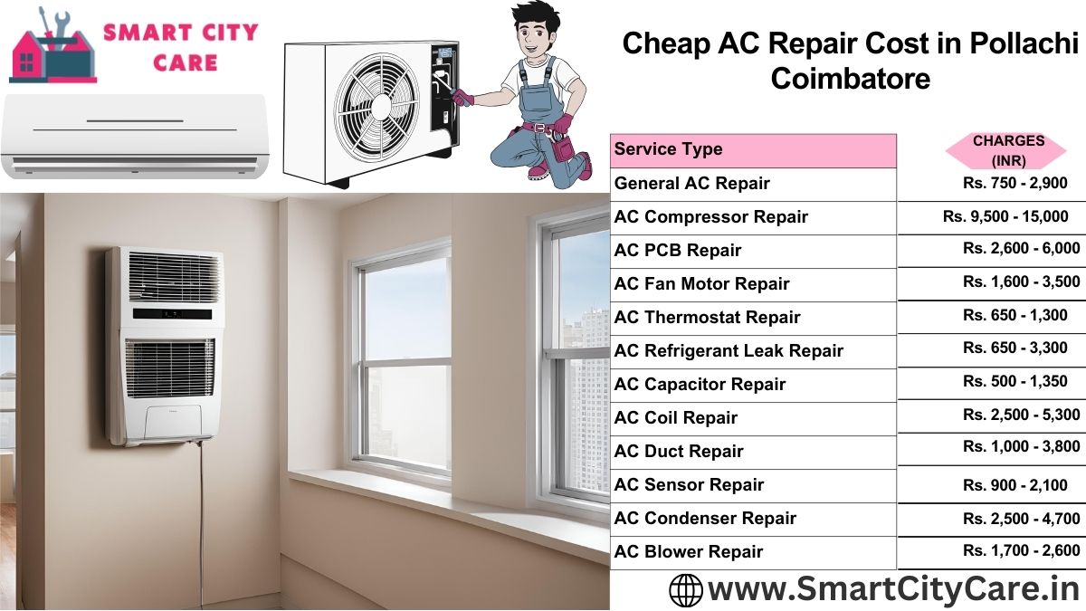 Cheap AC repair Cost list in  Pollachi, Coimbatore