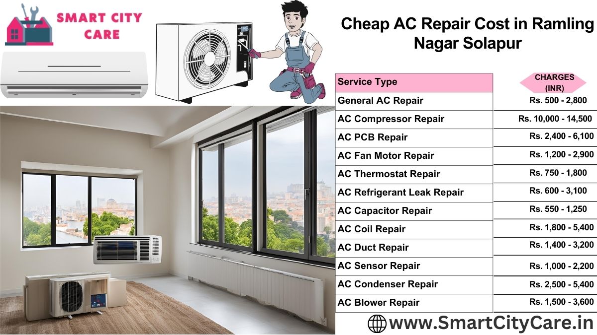 Cheap AC repair Cost list in  Ramling Nagar, Solapur