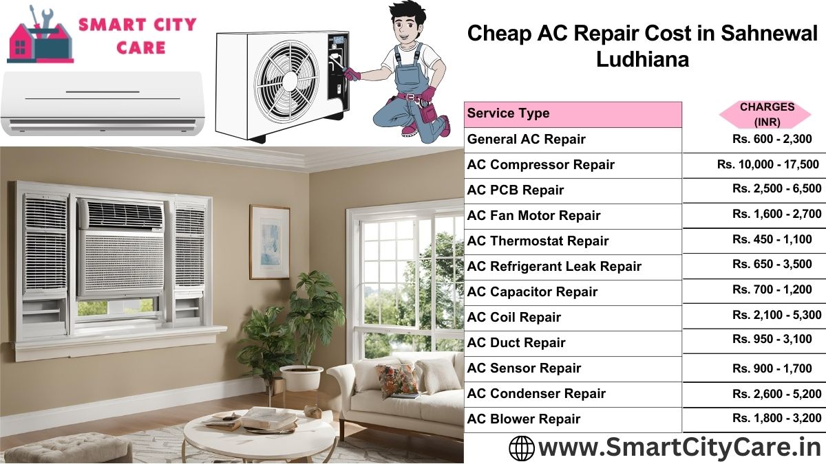 Cheap AC repair Cost list in  Sahnewal, Ludhiana