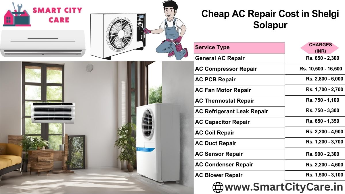 Cheap AC repair Cost list in  Shelgi, Solapur