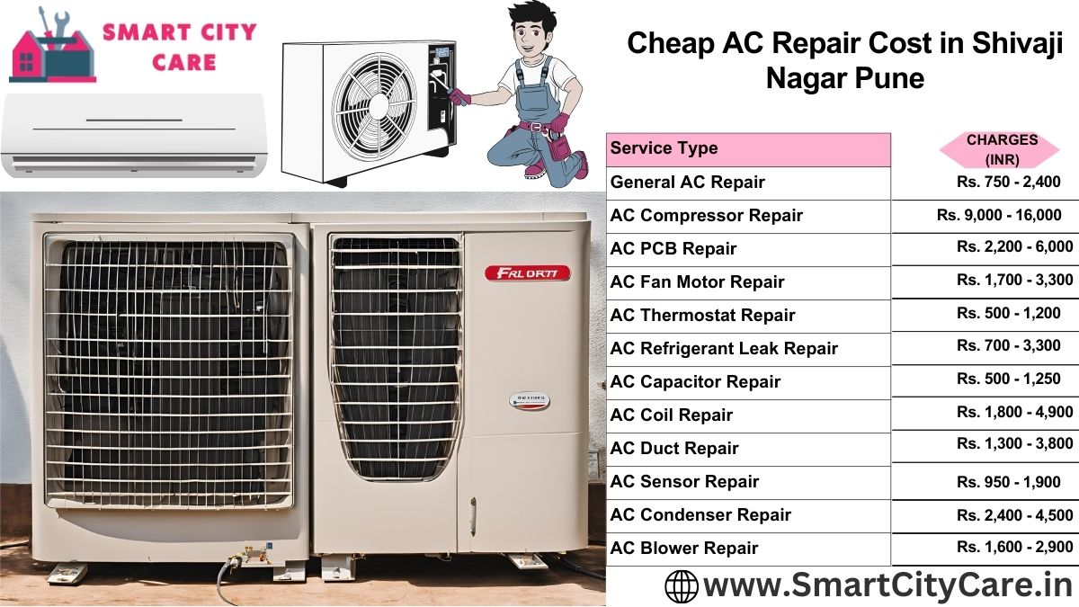 Cheap AC repair Cost list in  Shivaji Nagar, Pune