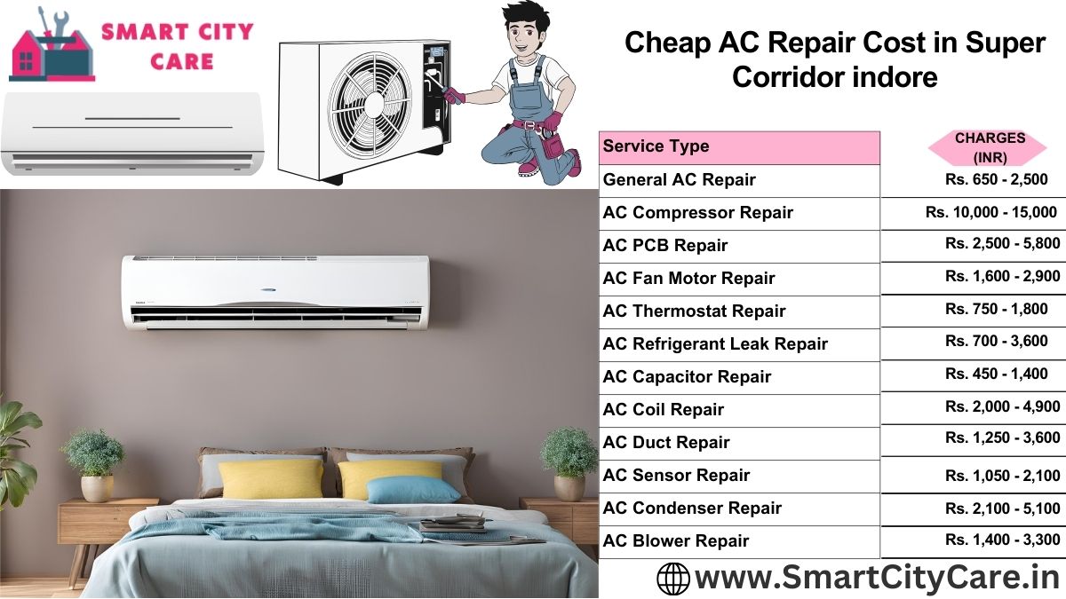 Cheap AC repair Cost list in  Super Corridor, Indore