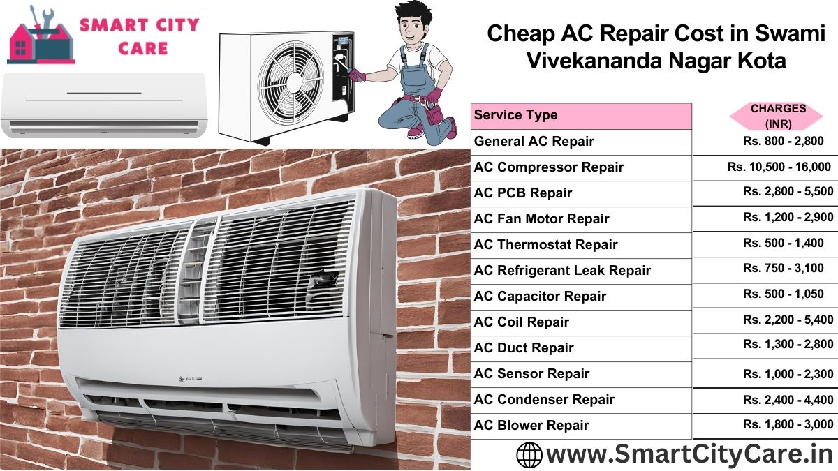 Cheap AC repair Cost list in  Swami Vivekananda Nagar, Kota