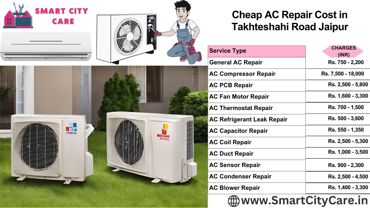 Cheap AC repair Cost list in  Takhteshahi Road, Jaipur