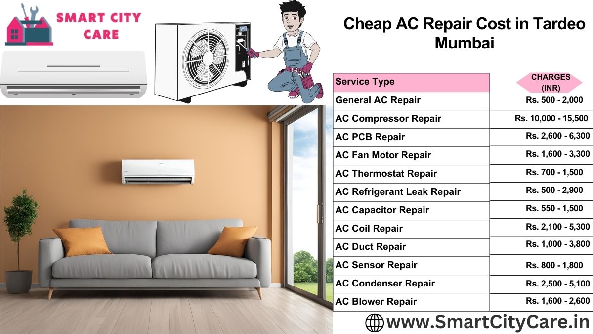 Cheap AC repair Cost list in Tardeo, Mumbai