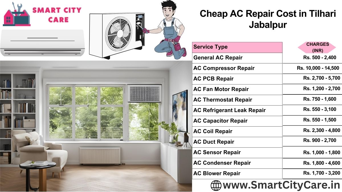 Cheap AC repair Cost list in  Tilhari, Jabalpur