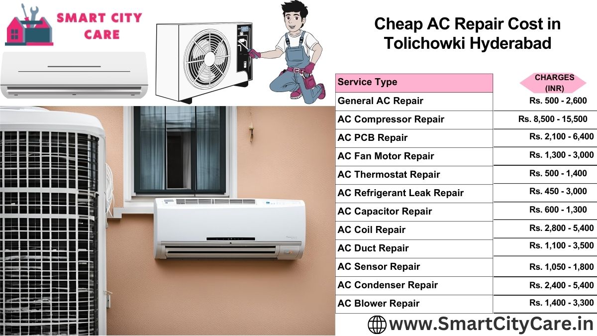 Cheap AC repair Cost list in  Tolichowki, Hyderabad