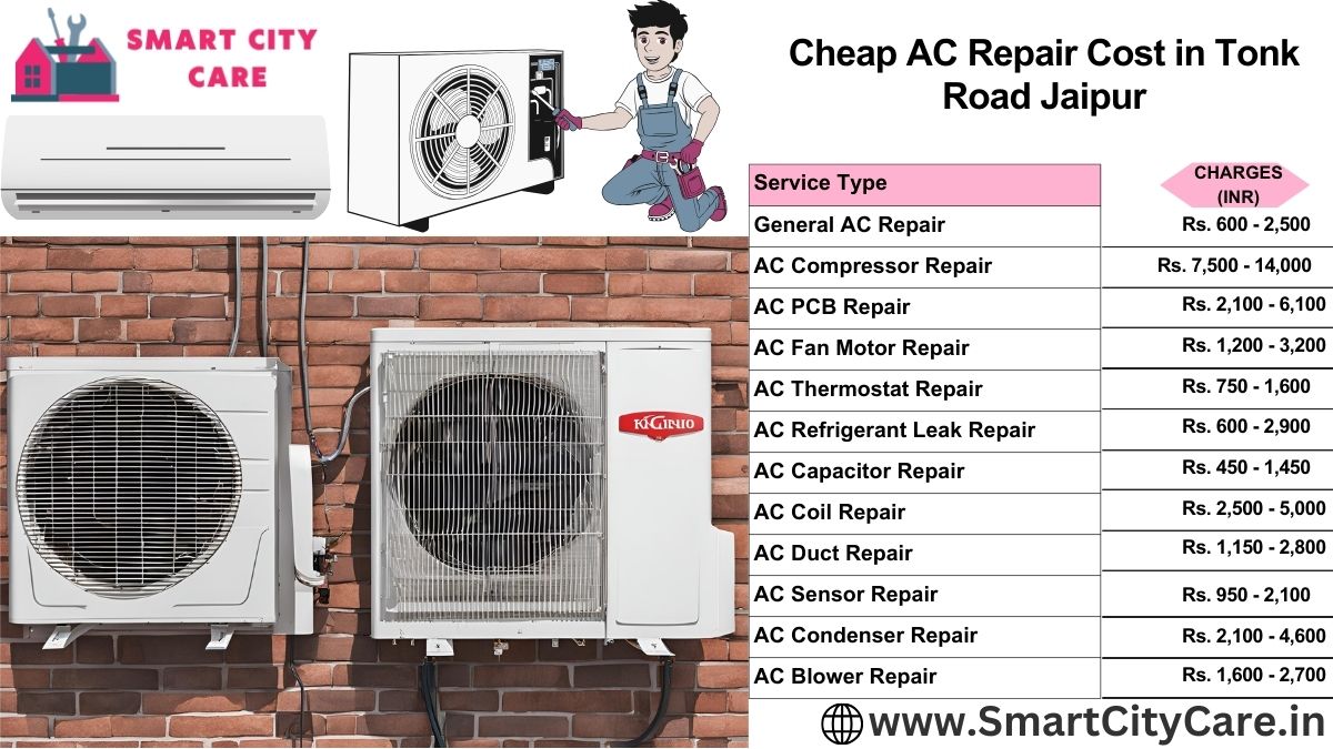 Cheap AC repair Cost list in  Tonk Road, Jaipur