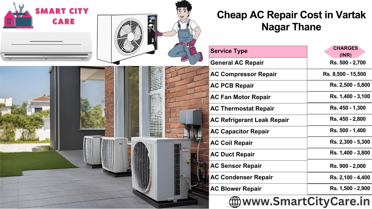 Cheap AC repair Cost list in  Vartak Nagar, Thane