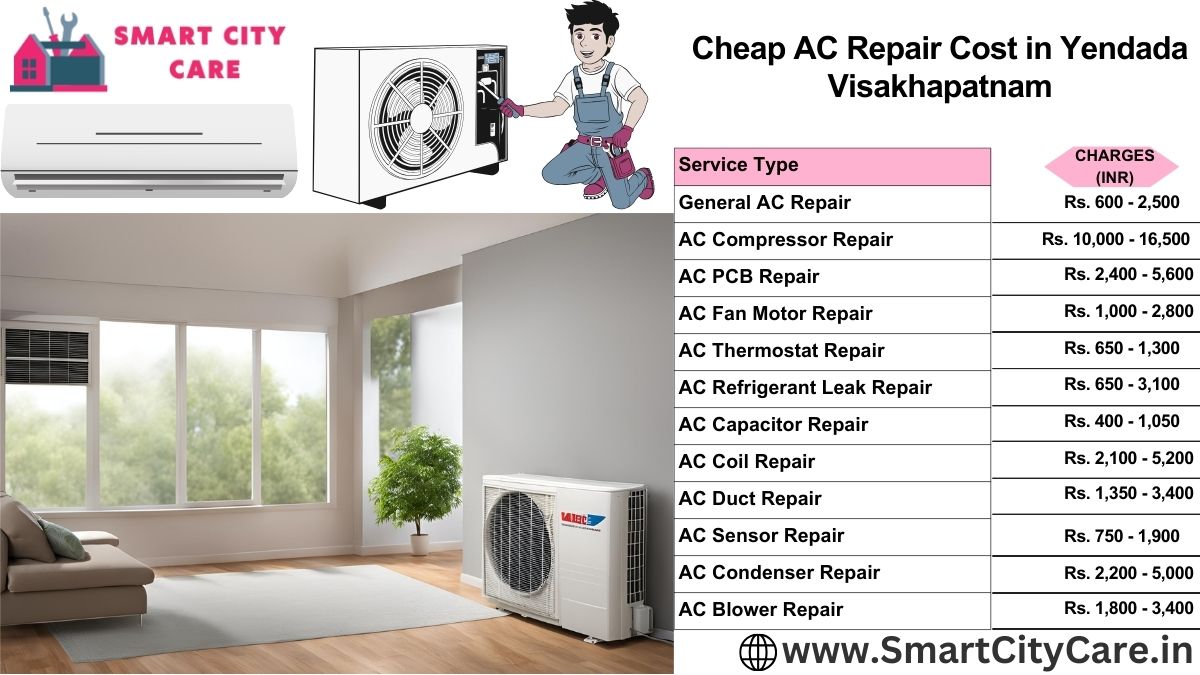 Cheap AC repair Cost list in  Yendada, Visakhapatnam