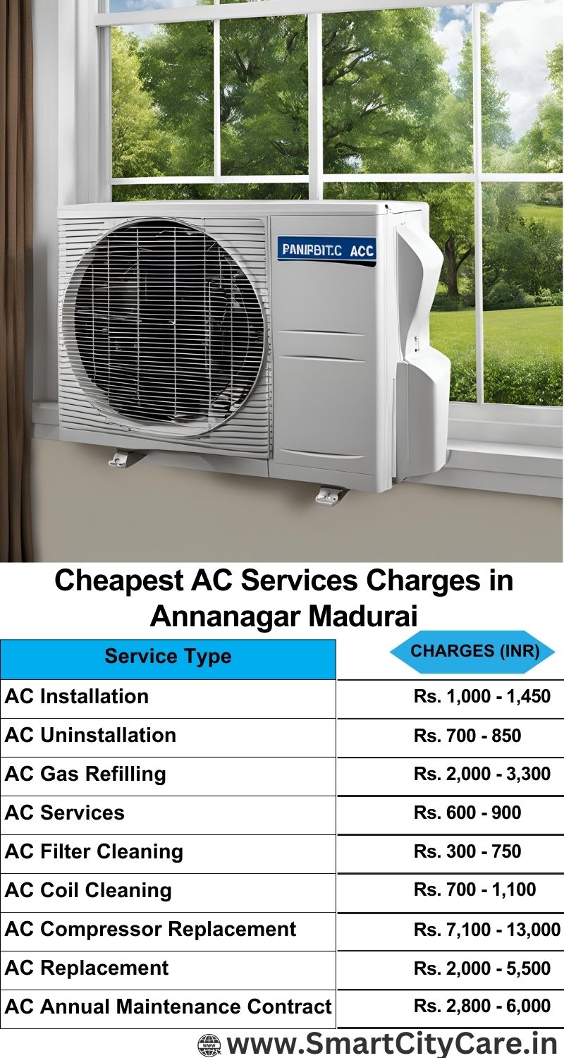 AC Services charges list in  Annanagar, Madurai