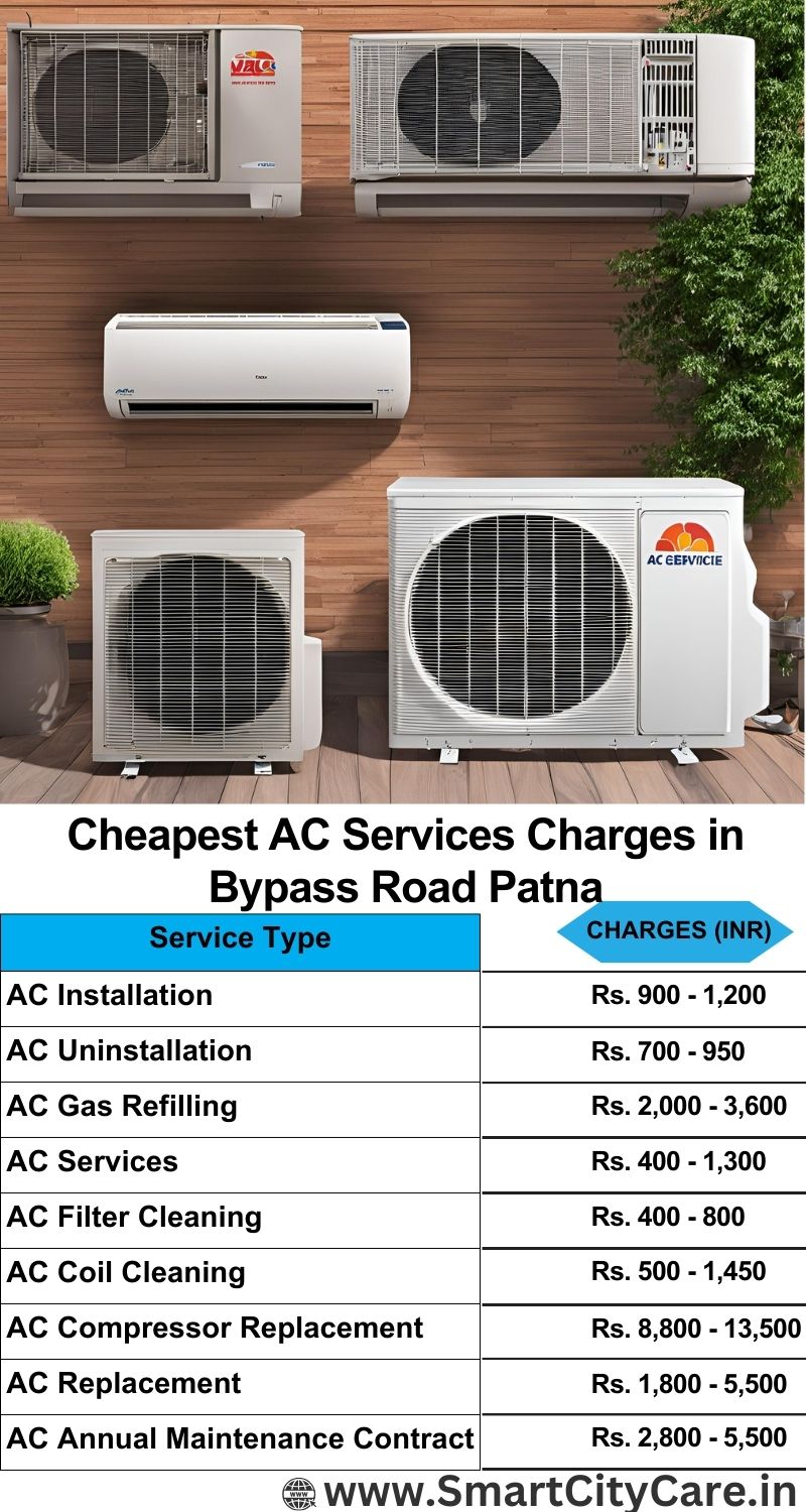 AC Services charges list in  Bypass Road, Patna