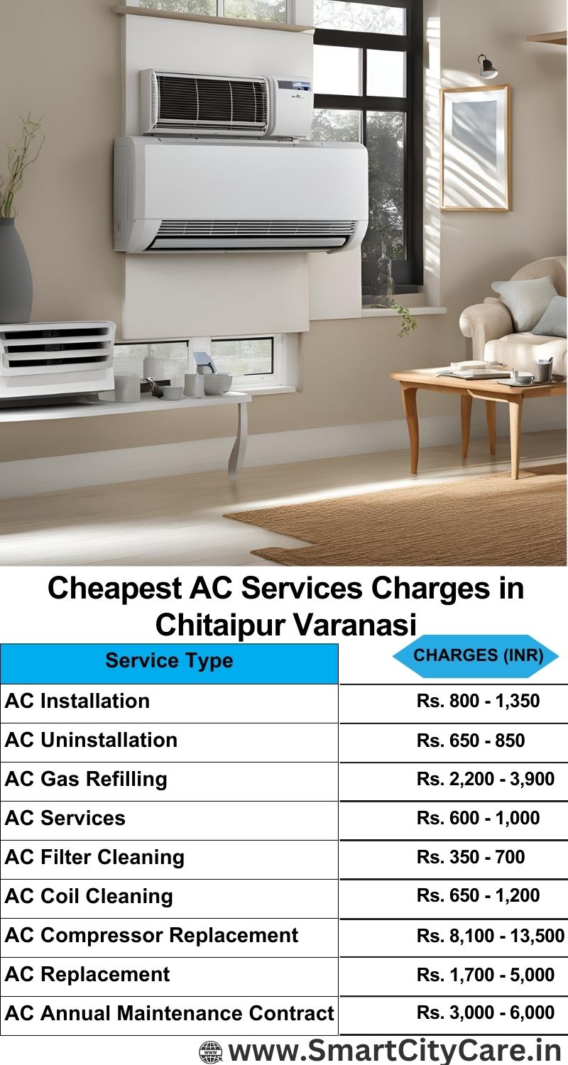 AC Services charges list in  Chitaipur, Varanasi