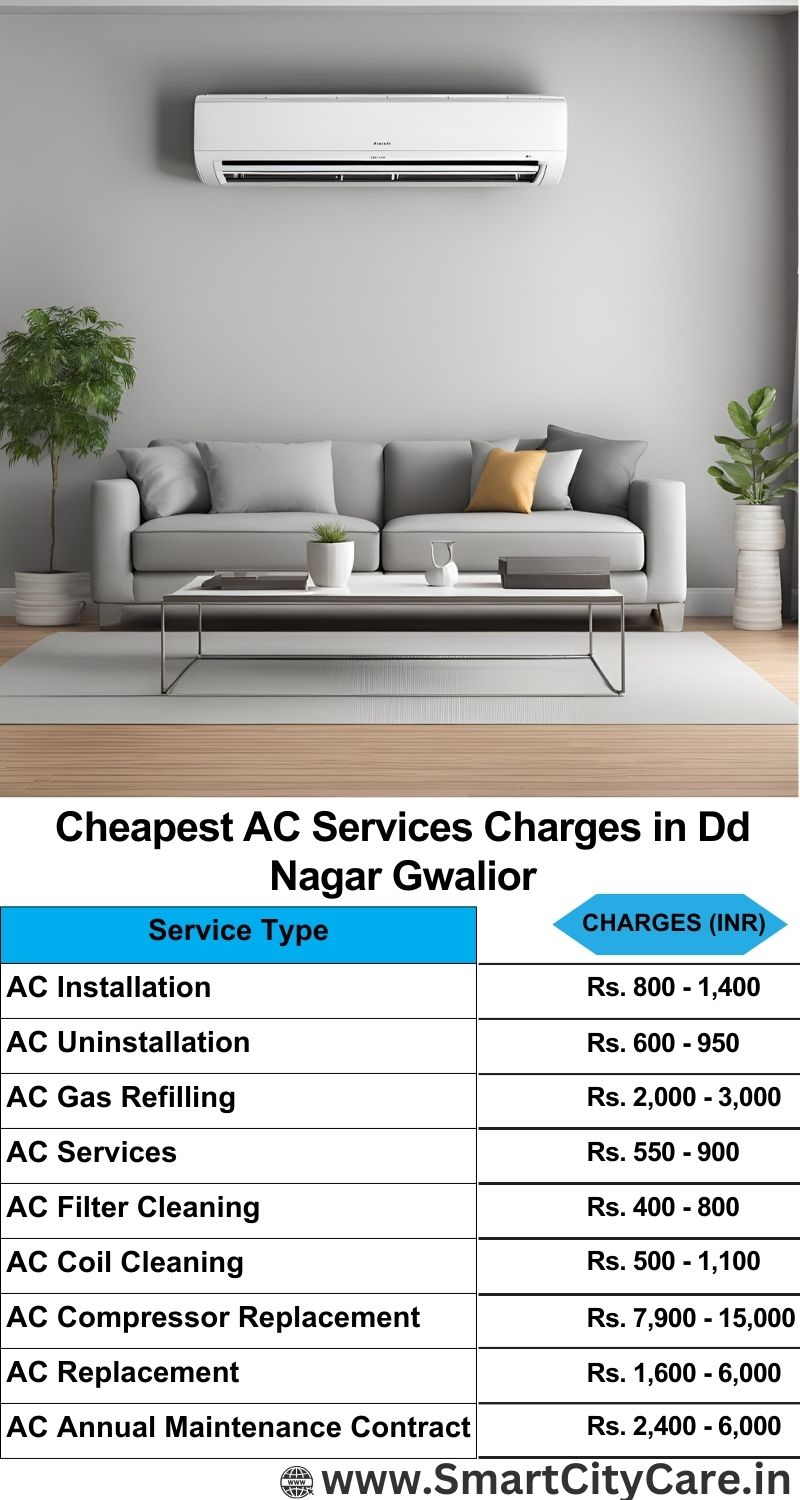AC Services charges list in  DD Nagar, Gwalior
