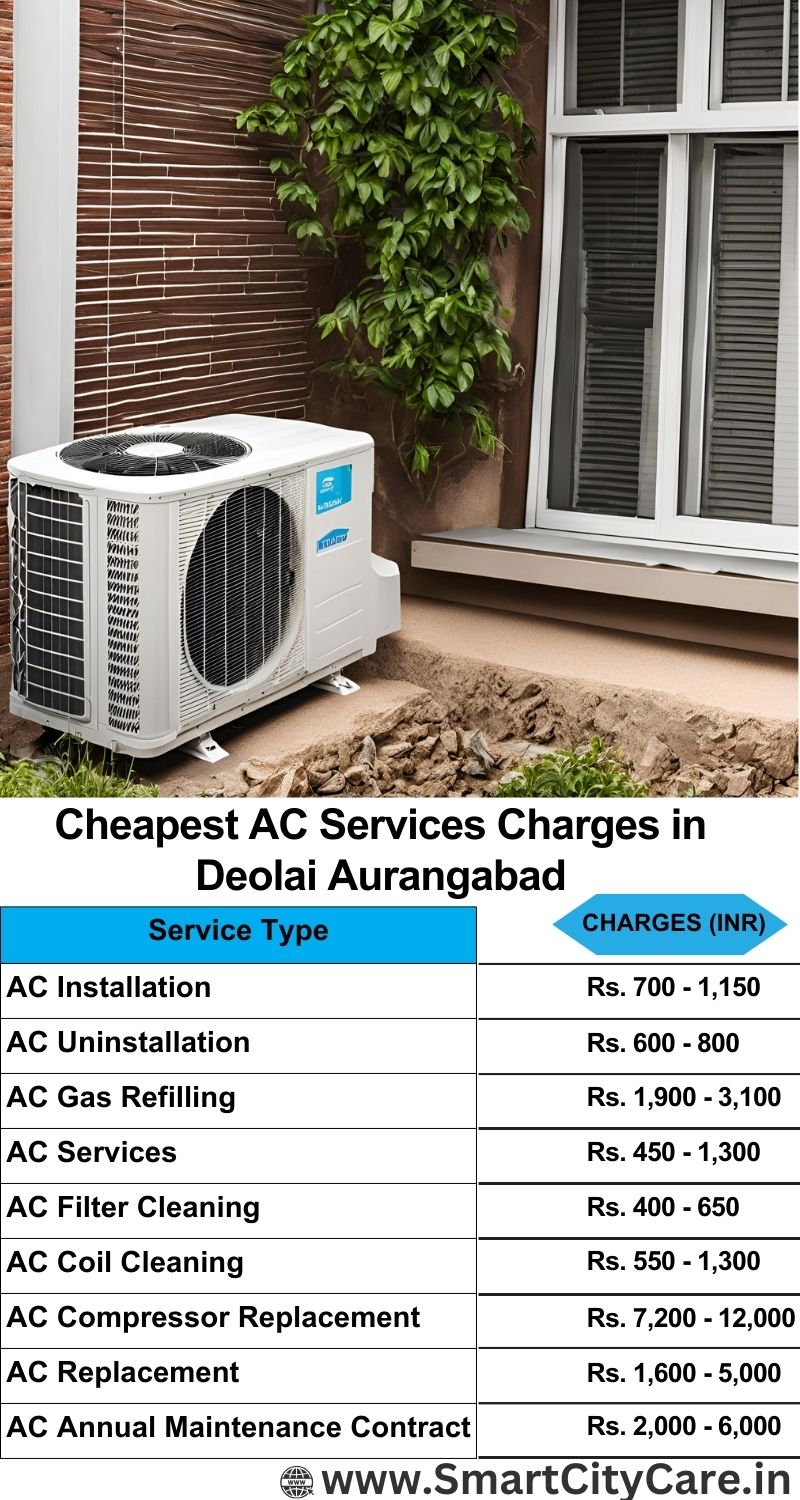 AC Services charges list in  Deolai, Aurangabad