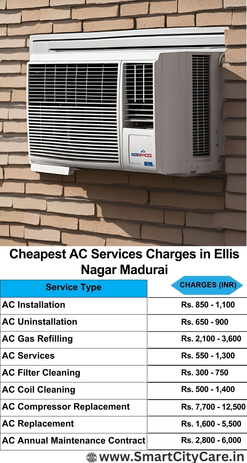 AC Services charges list in  Ellis Nagar, Madurai