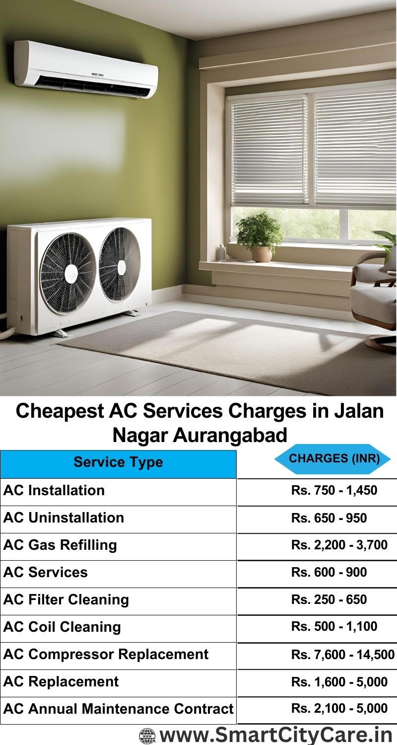 AC Services charges list in  Jalan Nagar, Aurangabad