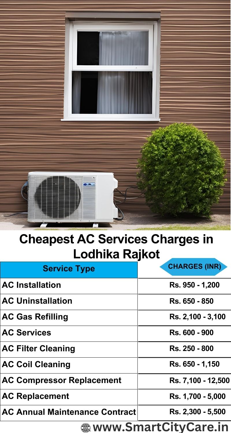 AC Services charges list in  Lodhika, Rajkot