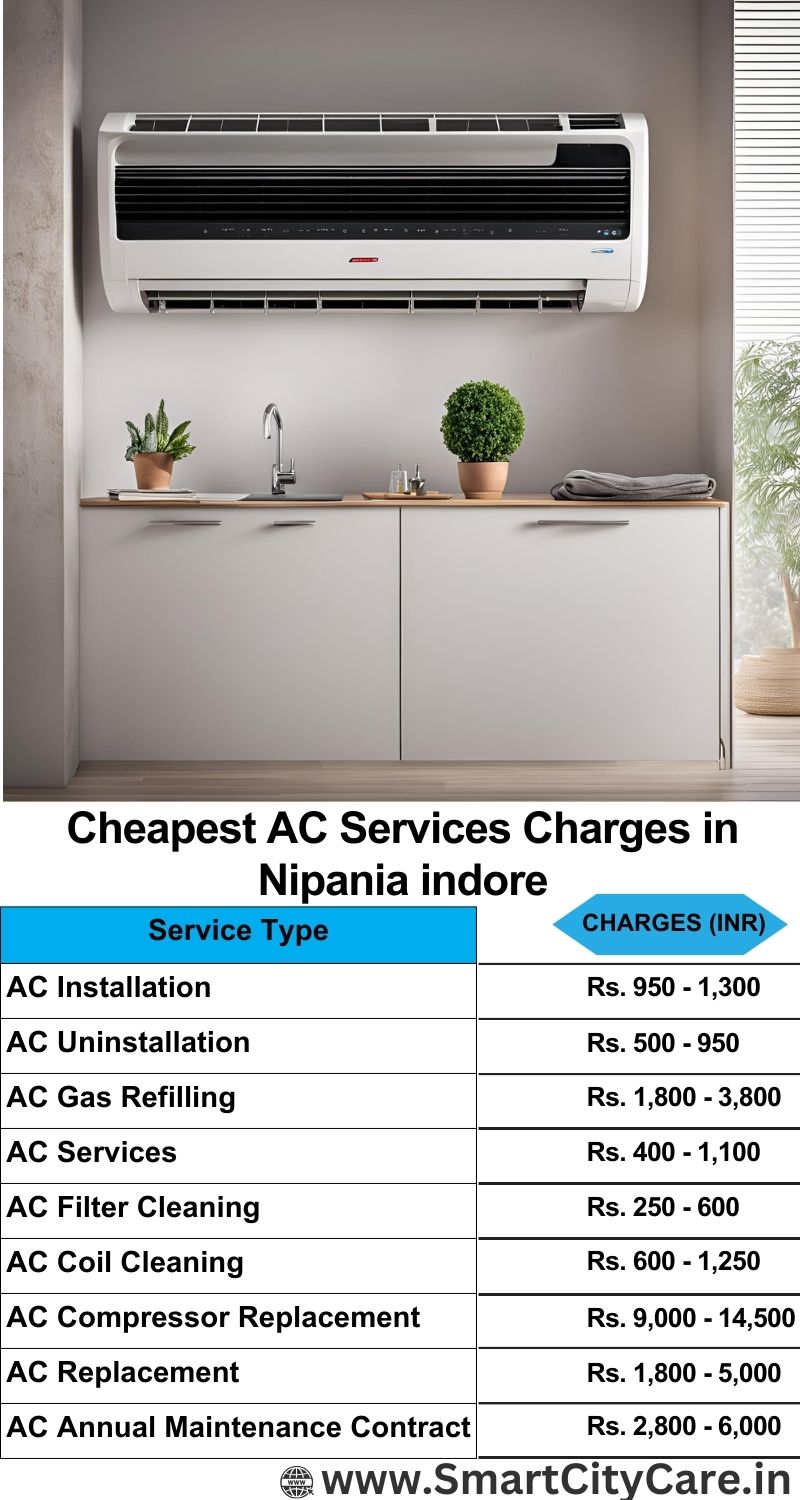 AC Services charges list in  Nipania, Indore