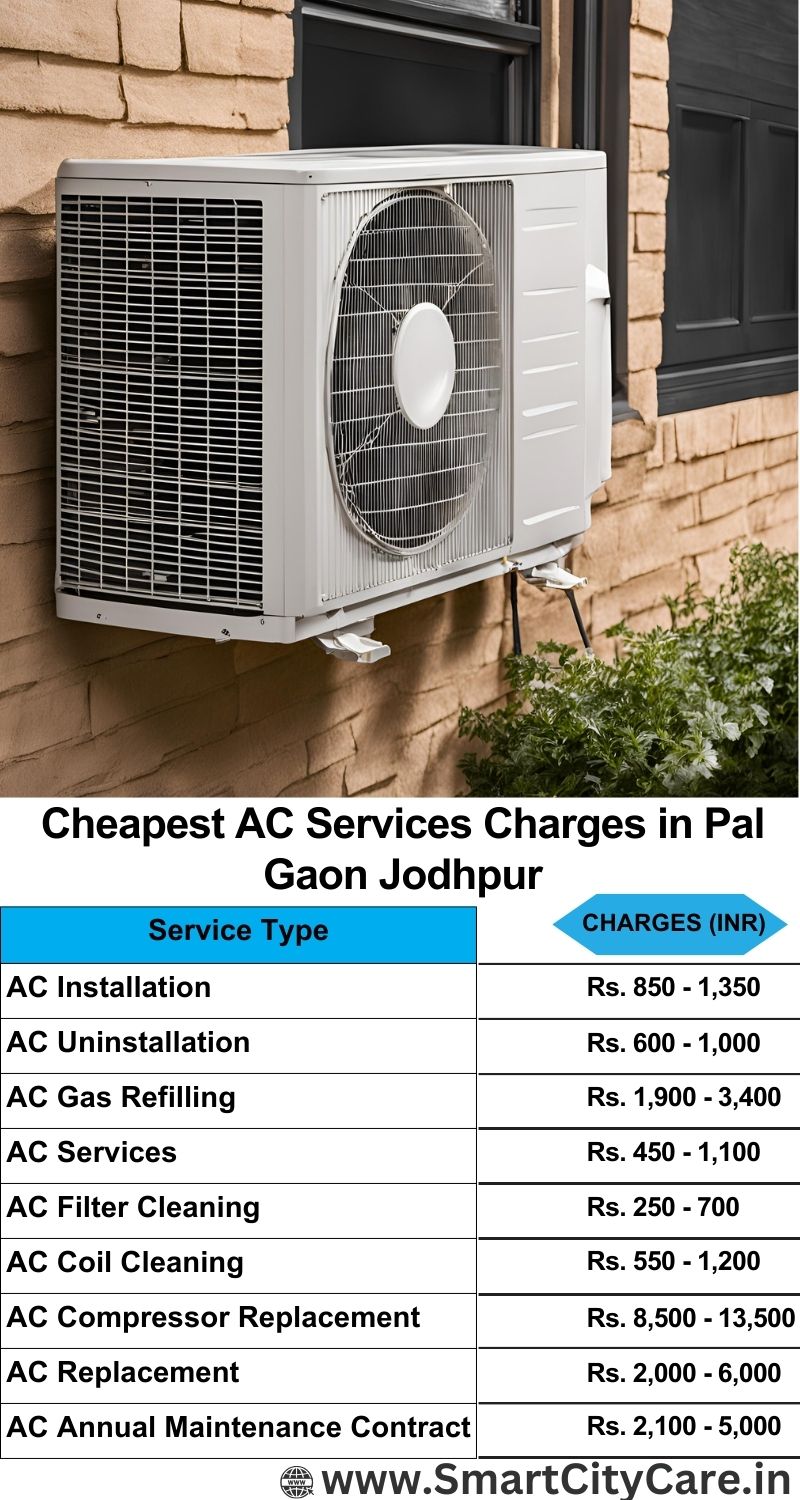 AC Services charges list in  Pal Gaon, Jodhpur