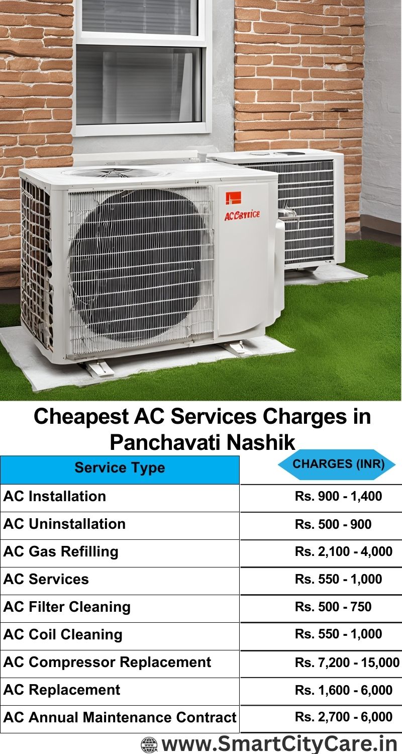 AC Services charges list in  Panchavati, Nashik