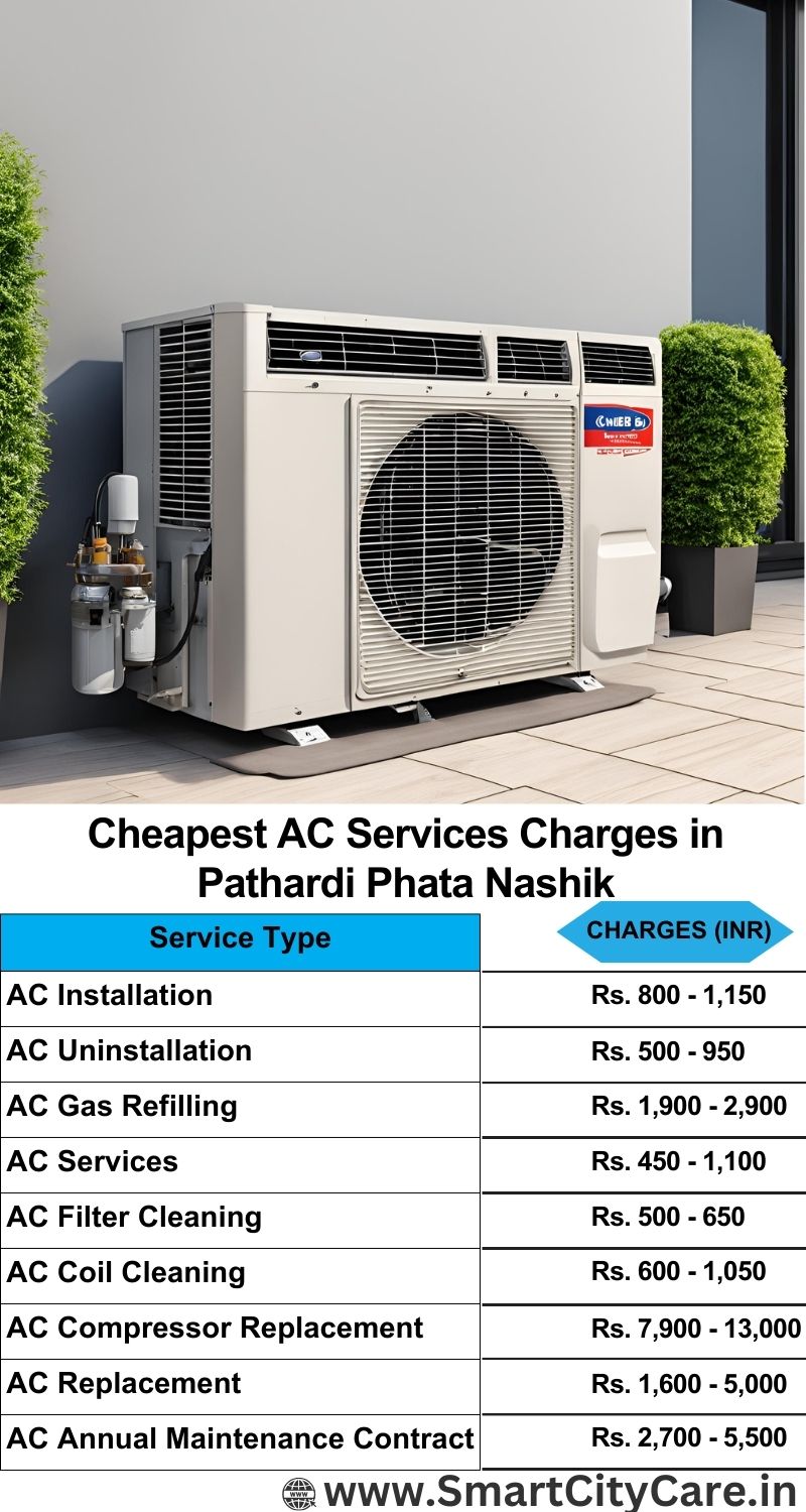 AC Services charges list in  Pathardi Phata, Nashik