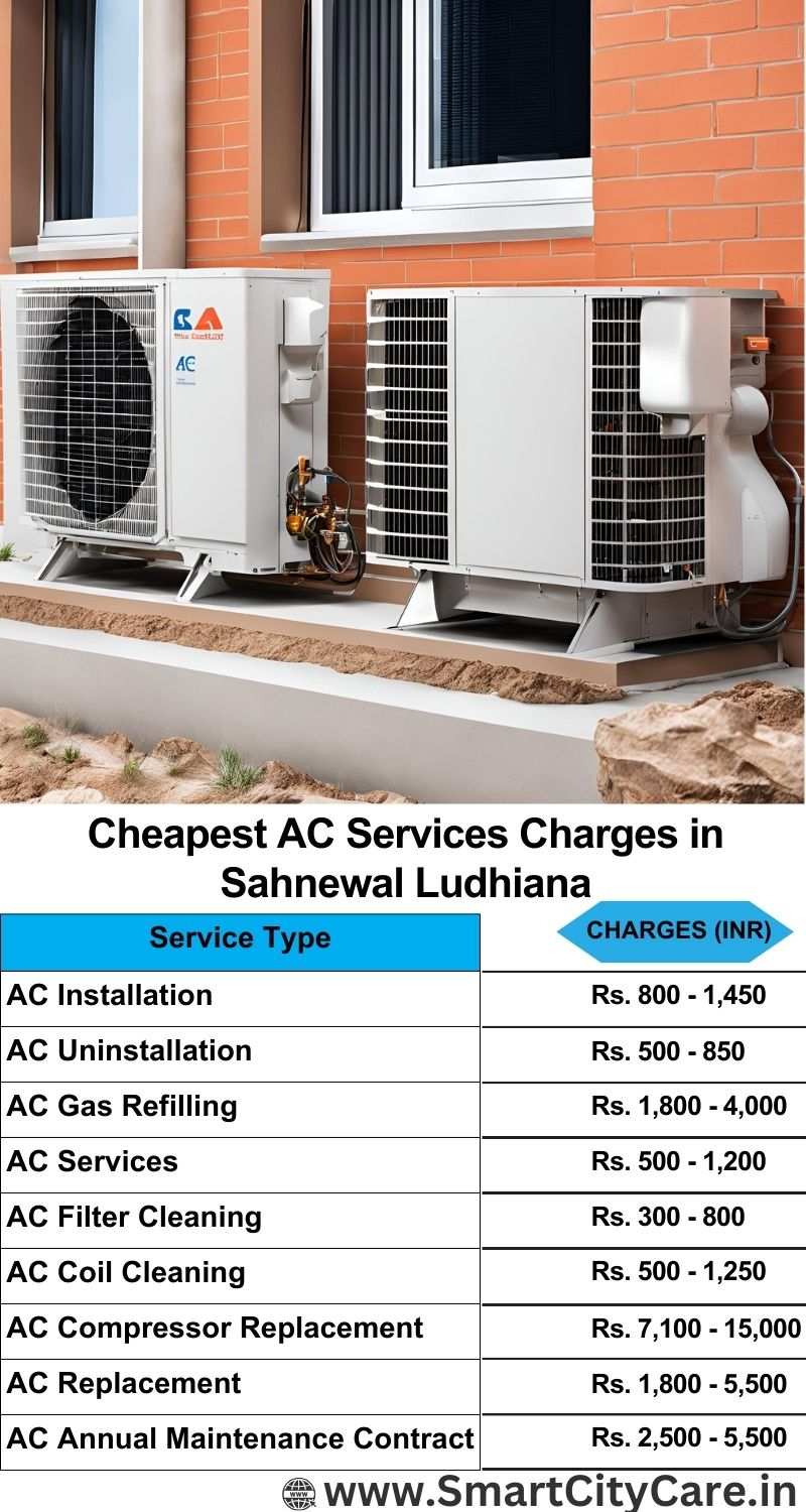 AC Services charges list in  Sahnewal, Ludhiana