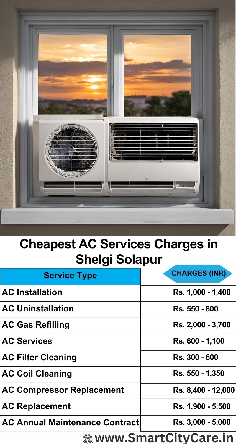 AC Services charges list in  Shelgi, Solapur