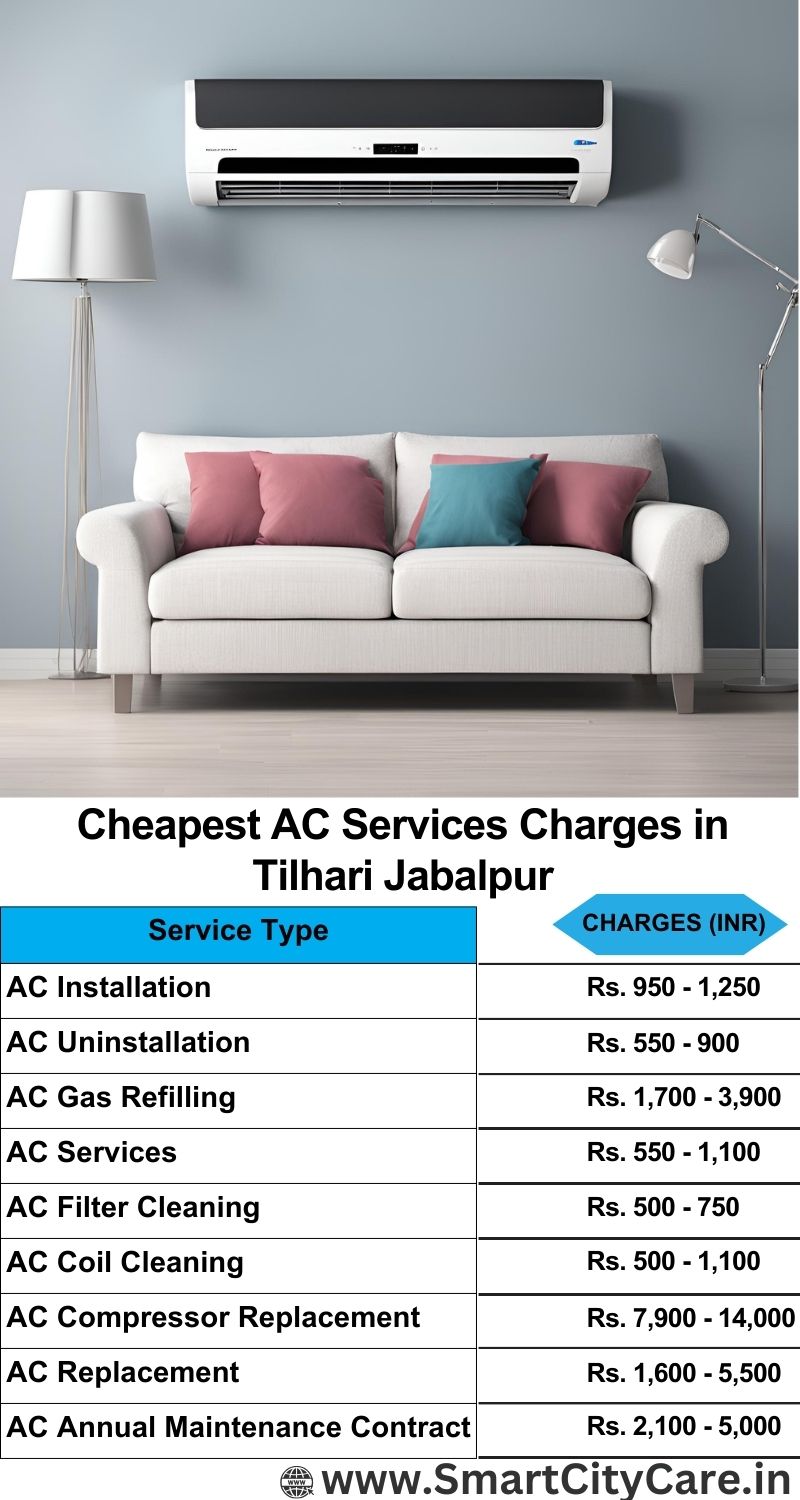 AC Services charges list in  Tilhari, Jabalpur