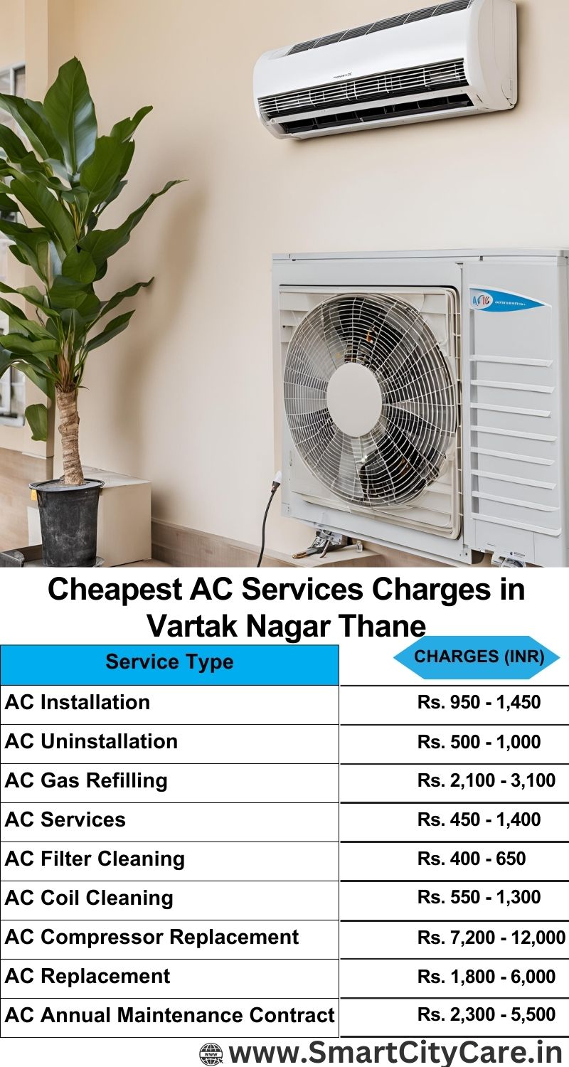 AC Services charges list in  Vartak Nagar, Thane