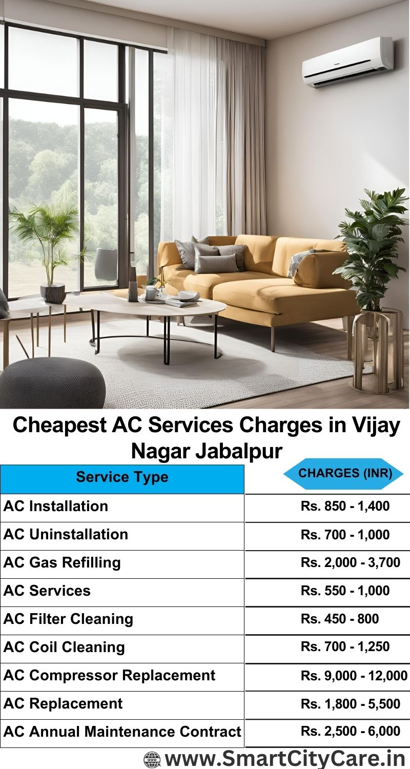 AC Services charges list in  Vijay Nagar, Jabalpur