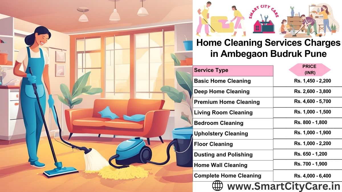 Home Cleaning Charges list in Ambegaon Budruk, Pune