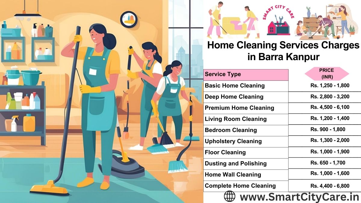 Home Cleaning Charges list in Barra, Kanpur