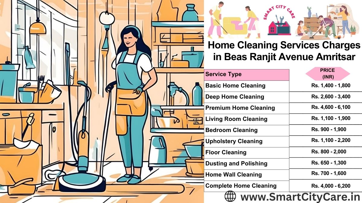 Home Cleaning Charges list in Beas, Ranjit Avenue, Amritsar