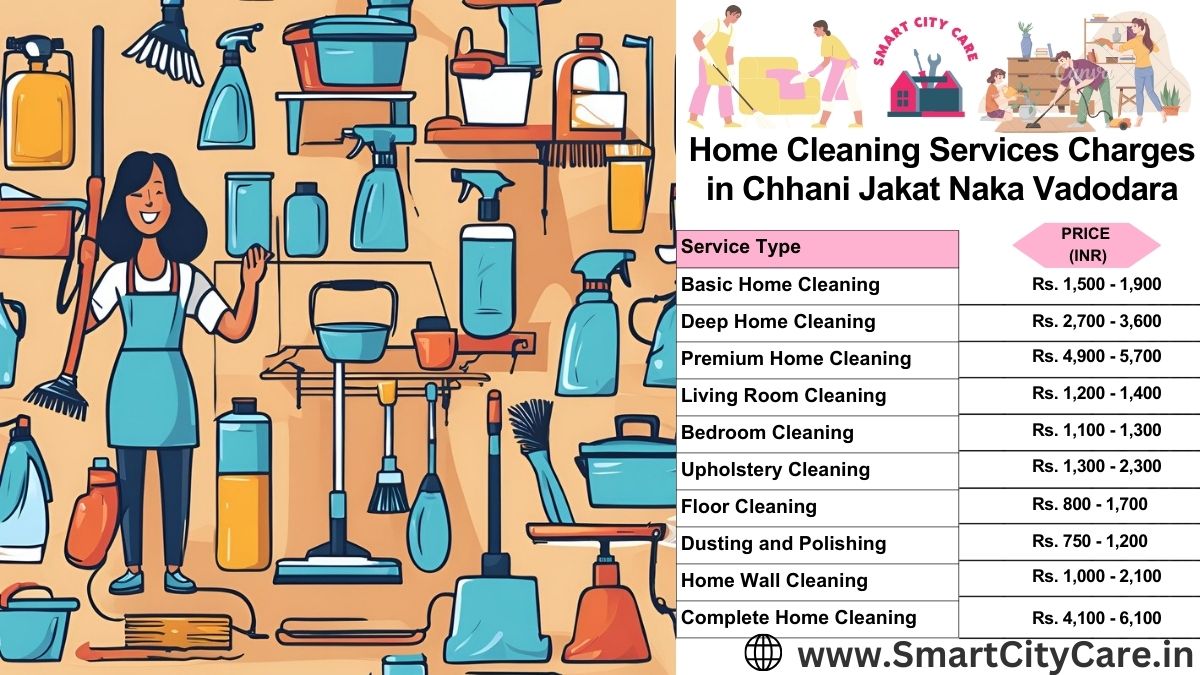 Home Cleaning Charges list in Chhani Jakat Naka, Vadodara