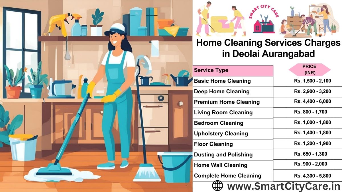 Home Cleaning Charges list in Deolai, Aurangabad