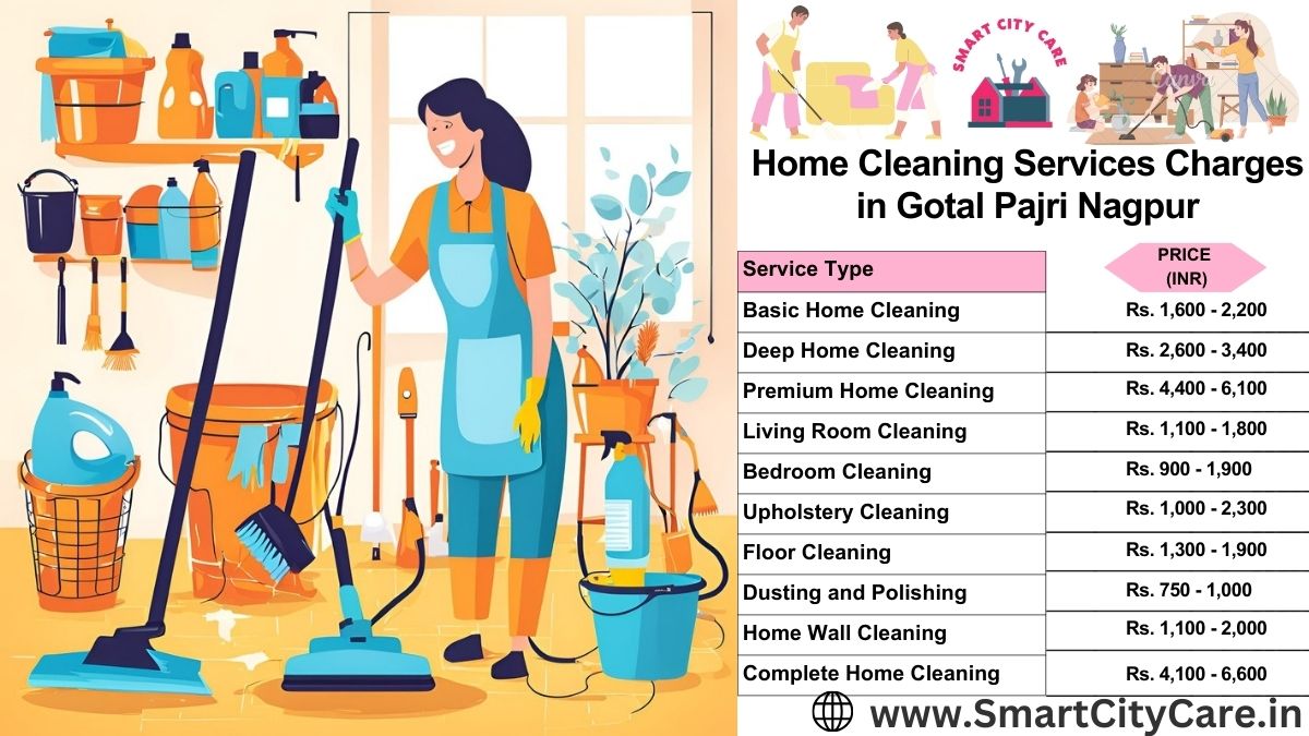 Home Cleaning Charges list in Gotal pajri, Nagpur