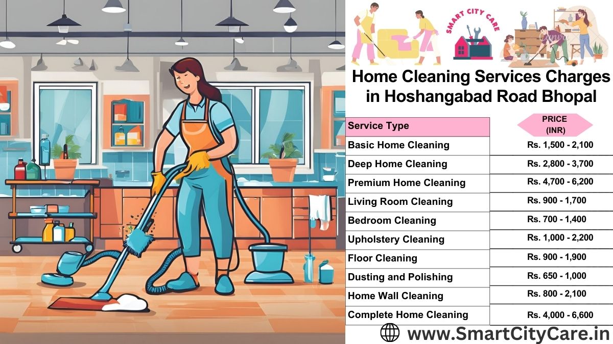 Home Cleaning Charges list in Hoshangabad Road, Bhopal