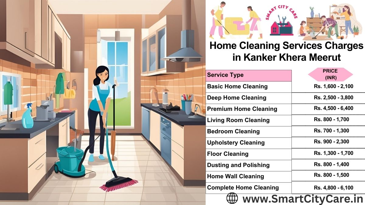 Home Cleaning Charges list in Kanker Khera, Meerut