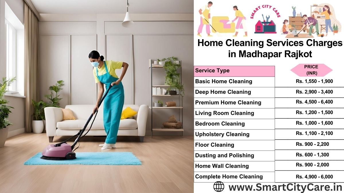 Home Cleaning Charges list in Madhapar, Rajkot