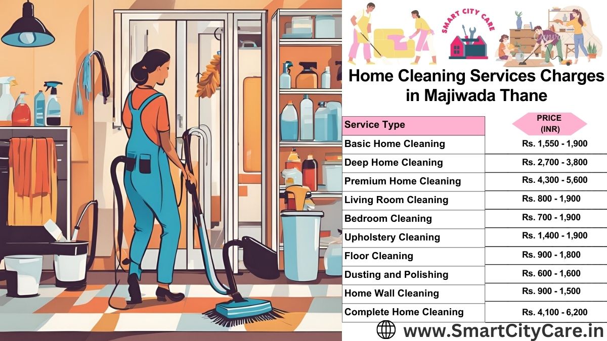 Home Cleaning Charges list in Majiwada, Thane