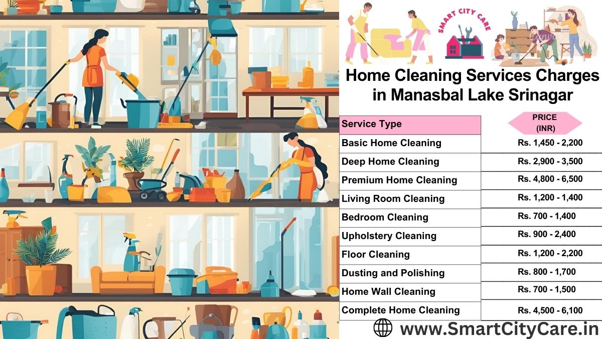 Home Cleaning Charges list in Manasbal Lake, Srinagar