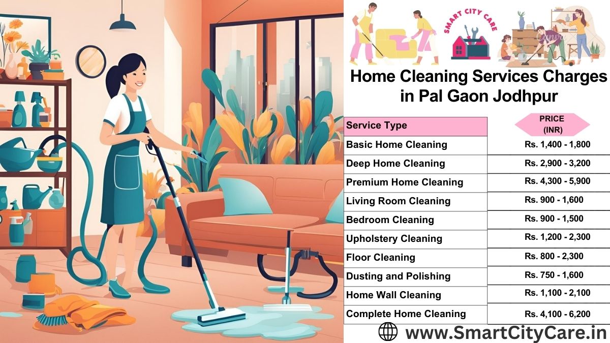 Home Cleaning Charges list in Pal Gaon, Jodhpur