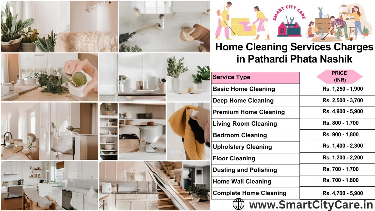 Home Cleaning Charges list in Pathardi Phata, Nashik