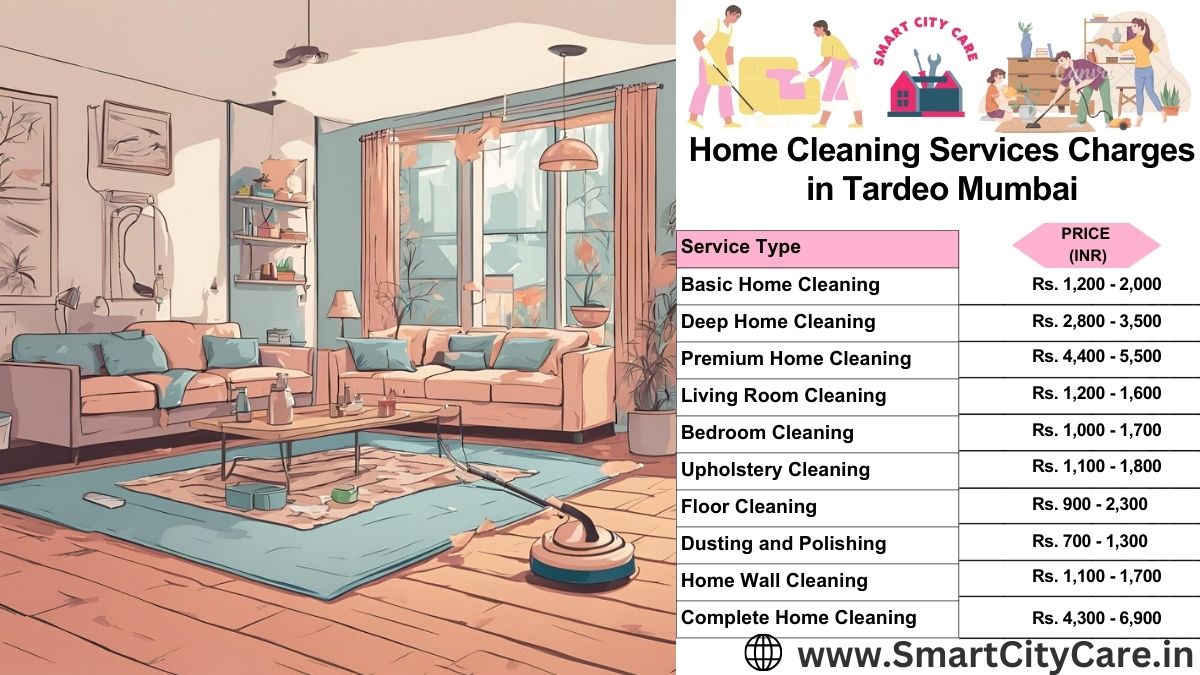 Home Cleaning Charges list in Tardeo, Mumbai