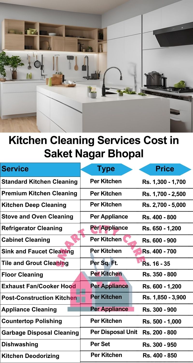 Kitchen cleaning services Saket Nagar, Bhopal price list
