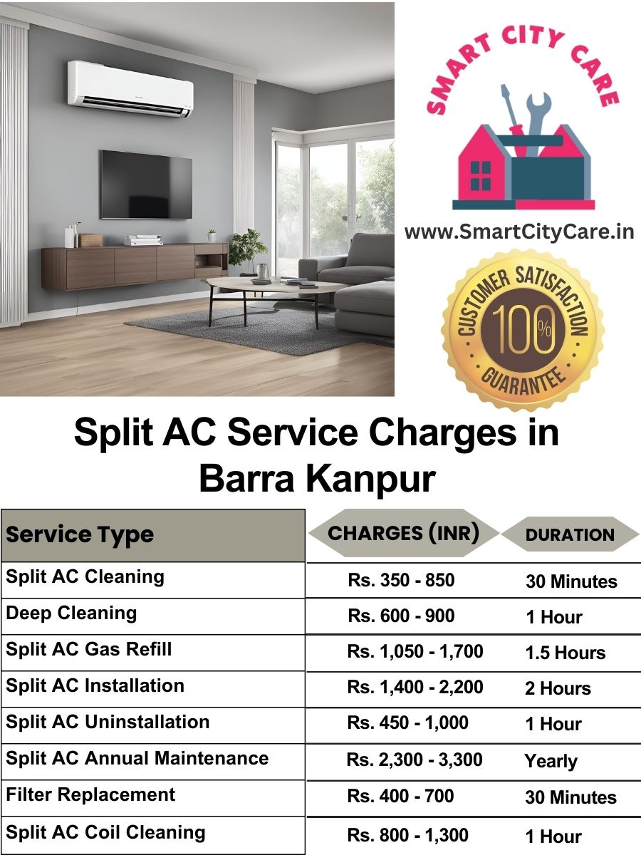 Split AC Service cost list in  Barra, Kanpur