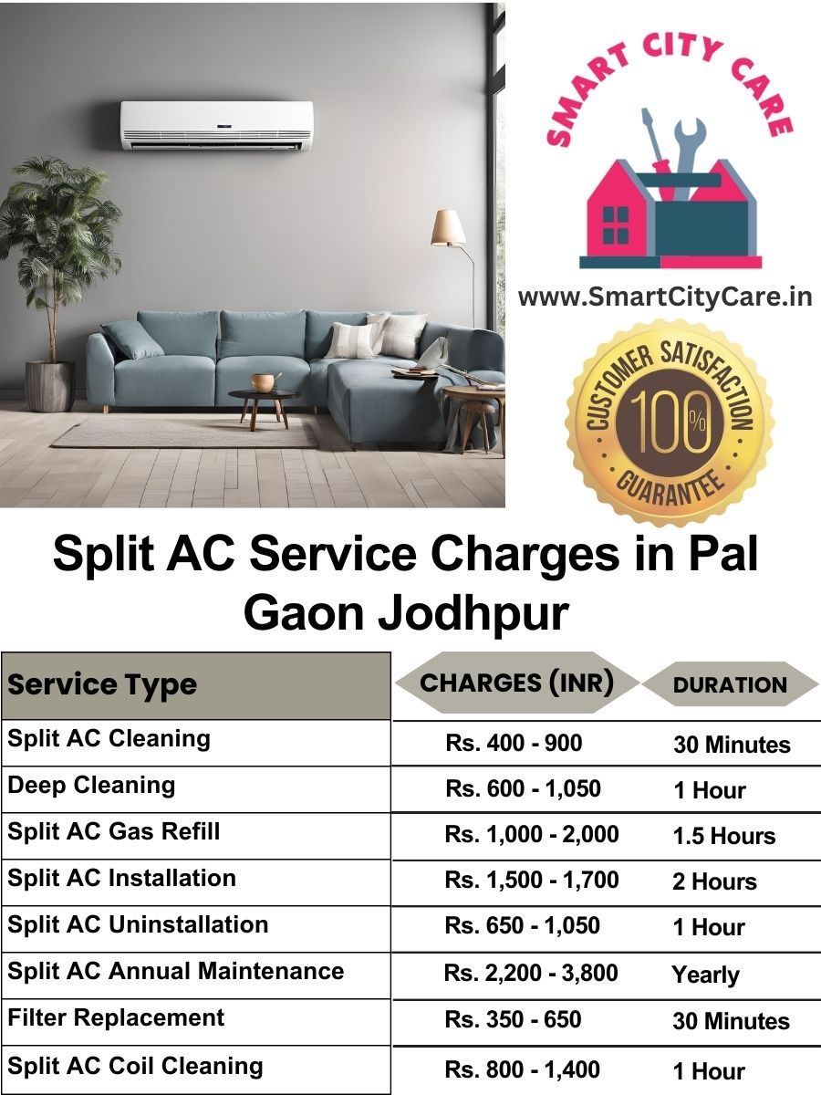 Split AC Service cost list in  Pal Gaon, Jodhpur