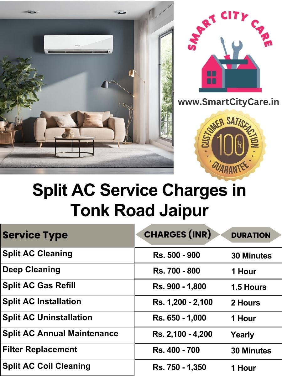 Split AC Service cost list in  Tonk Road, Jaipur